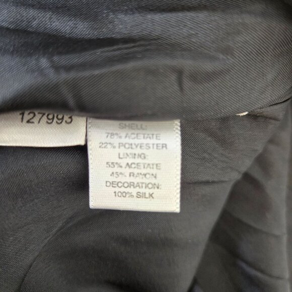 Ann Taylor Textured Striped Fit & Flare Double V-Neck Dress Size 2 - Picture 8 of 8